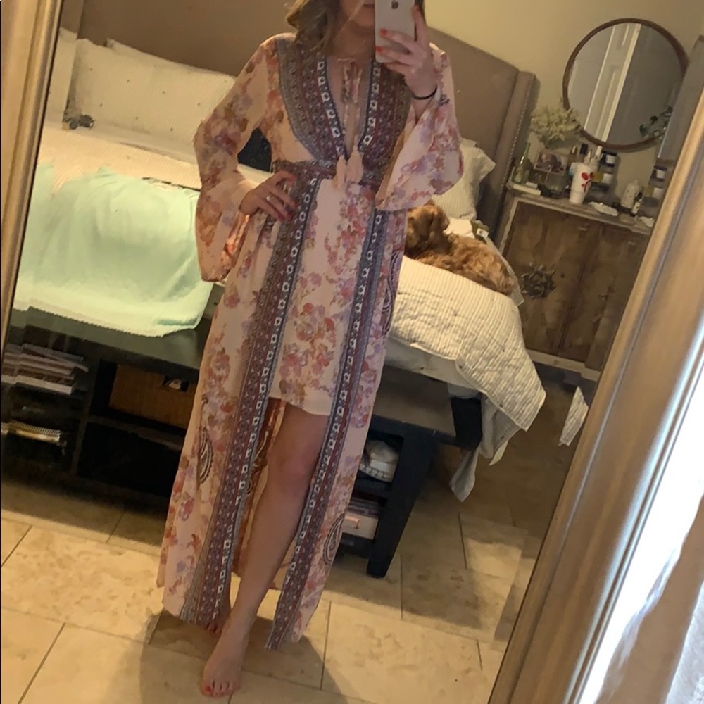 High low summer maxi